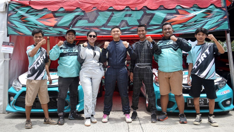 Rifky Terjun di MLDSPOT Autokhana Kejurnas Slalom 2024